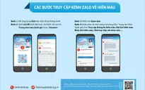 Ứng dụng Zalo chatbot trong công tác hiến máu và chăm sóc người hiến máu