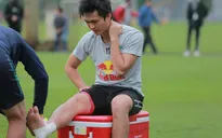 Tuấn Anh gặp chấn thương trong buổi tập của HAGL