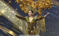Cú xoay người ấn tượng của Ngọc Thảo trên sân khấu Miss Grand International