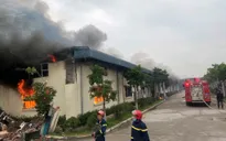 Thanh Hóa: Đã khống chế được cháy lớn tại công ty may IVORY