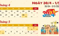 Giỗ Tổ Hùng Vương và dịp lễ 30/4, 1/5 được nghỉ mấy ngày?