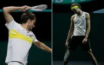 Medvedev và Zverev cùng bị loại ngày vòng 1 Rotterdam mở rộng