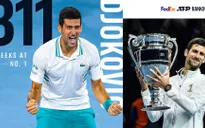 Novak Djokovic xô đổ kỷ lục của Roger Federer