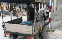 Tài xế ba bánh vi phạm nồng độ cồn vượt mức kịch khung