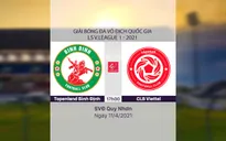 VIDEO Highlights: Topenland Bình Định 0-1 CLB Viettel (Vòng 9 LS V.League 1-2021)