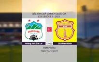 VIDEO Highlights: Hoàng Anh Gia Lai 4-3 CLB Nam Định (Vòng 9 LS V.League 1-2021)