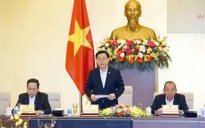 Chủ tịch Quốc hội Vương Đình Huệ chủ trì Phiên họp thứ 5 Hội đồng bầu cử quốc gia