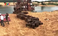 Xử lý công ty phớt lờ quy định, khai thác cát trái phép trên sông Ba