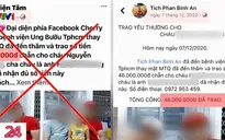 Giả mạo Facebook của người làm từ thiện lâu năm để trục lợi từ người bệnh