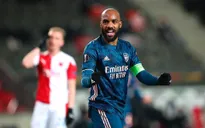 Slavia Praha 0-4 Arsenal: Lacazette lập cú đúp, Pháo thủ giành quyền vào bán kết Europa League
