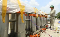 Cận cảnh trận địa pháo hoa tầm cao sẵn sàng khai hỏa dịp Giỗ Tổ Hùng Vương