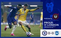 Chelsea 0-0 Brighton: Chia điểm nhạt nhòa, The Blues vẫn góp mặt trong Top 4