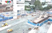Nhà ga ngầm Ba Son của tuyến Metro số 1 sắp về đích