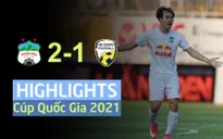 VIDEO Highlights: Hoàng Anh Gia Lai 2-1 CLB An Giang (Vòng loại Cúp Quốc gia 2021)