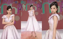 Á hậu Thúy An hóa búp bê barbie khi làm giám khảo "Siêu mẫu nhí"
