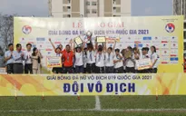 Ảnh: Than KSVN vô địch Giải bóng đá nữ U19 Quốc gia 2021