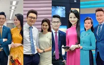 Loạt ảnh thú vị không có trên sóng của các cặp đôi BTV Thời sự