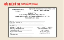 [Infographic] Thẻ cử tri - “tấm vé” để thực hiện quyền bầu cử