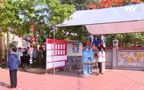 Diễn tập công tác bầu cử tại khu vực có ca mắc COVID-19