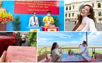 Dàn sao Việt dậy sớm đi bầu cử