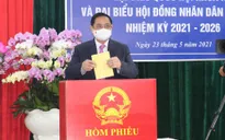 Thủ tướng Chính phủ Phạm Minh Chính tham gia bỏ phiếu bầu cử tại Cần Thơ