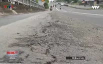 Nguy cơ tai nạn vì mố cầu sụt lún