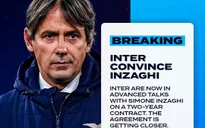 Inter Milan thay thế Conte bằng Simone Inzaghi