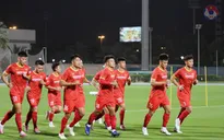 Chùm ảnh: Buổi tập đầu tiên của ĐT Việt Nam tại UAE