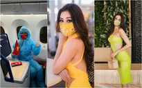 Hoa hậu Khánh Vân mang nguyên BST khẩu trang đến Miss Universe