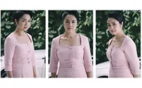 Bà Bạch Cúc trong ngày quay cuối tại Hướng dương ngược nắng, được Hồng Diễm khen "rất ngây thơ"