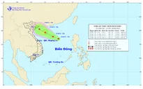 Xuất hiện vùng áp thấp trên Biển Đông