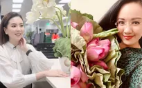 Loạt nữ BTV, MC vừa khoe sắc khoe tài cắm hoa khi mùa sen nở rộ