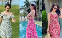 Ngắm loạt váy hoa mùa Hè xinh ngây ngất của các nữ MC, BTV