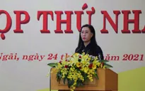 Bí thư Tỉnh ủy Bùi Thị Quỳnh Vân tiếp tục được bầu làm Chủ tịch HĐND tỉnh Quảng Ngãi