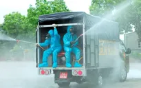 Lạng Sơn phun khử khuẩn toàn bộ tâm dịch Hữu Lũng
