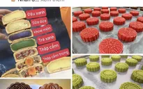Bất chấp nắng nóng đỉnh điểm, tiểu thương mở bán bánh trung thu sớm