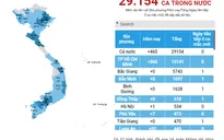 [Interactive] 58 tỉnh, thành phố có ca mắc COVID-19 trong nước ở đợt dịch thứ 4