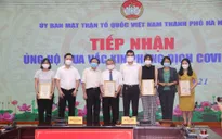 Hà Nội tiếp nhận thêm 2,3 tỷ đồng ủng hộ mua vaccine phòng COVID-19