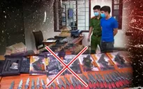 Bắt nam thanh niên tàng trữ số lượng lớn vũ khí "nóng"