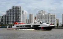 Những chuyến tàu “Luồng xanh đường thủy” đầu tiên cập bến TP Hồ Chí Minh