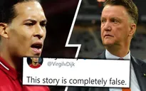 Virgil van Dijk chỉ trích phóng viên đưa tin sai sự thật