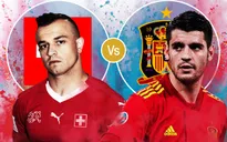 Thụy Sĩ vs Tây Ban Nha: Ẩn chứa bất ngờ | 23h00 hôm nay trực tiếp trên VTV6, VTV9 và VTVGo