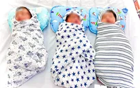 Mổ bắt con thành công cho sản phụ mang tam thai tự nhiên
