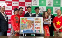 Thành phố Fukushima phát hành tem cổ vũ đội tuyển Việt Nam