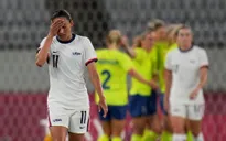 Bóng đá nữ Olympic: ĐT Mỹ bất ngờ thua trận, ĐT Brazil thắng cách biệt ĐT Trung Quốc
