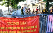 Hà Nội truy vết người tập thể dục, đạp xe ở hồ Tây liên quan ca mắc COVID-19