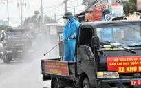 Xe đặc chủng phun khử khuẩn diện rộng toàn TP Hồ Chí Minh
