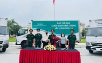 Bàn giao xe lạnh vận chuyển vaccine cho chiến dịch tiêm chủng 2021 - 2022
