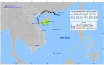 Áp thấp nhiệt đới cách Hà Tĩnh 120 km, gây mưa lớn tại Trung Bộ