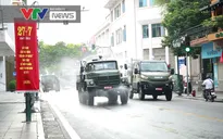 Hà Nội phun khử khuẩn diện rộng tại nhiều quận, huyện